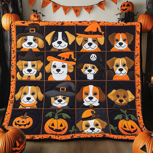 Witch Beagles Love Halloween XR1908015CL Quilt