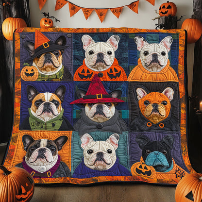 Witchy French Bulldogs XR1908033CL Quilt