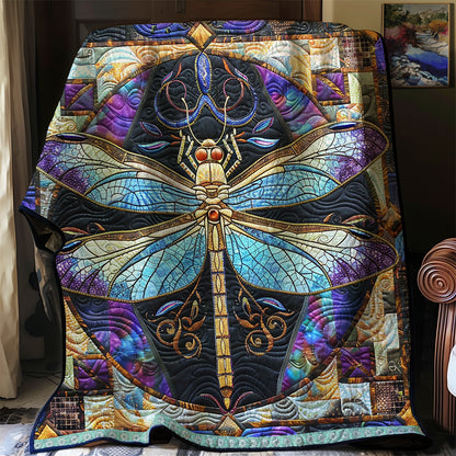 Purple Dragonfly WG2808001CL Quilt