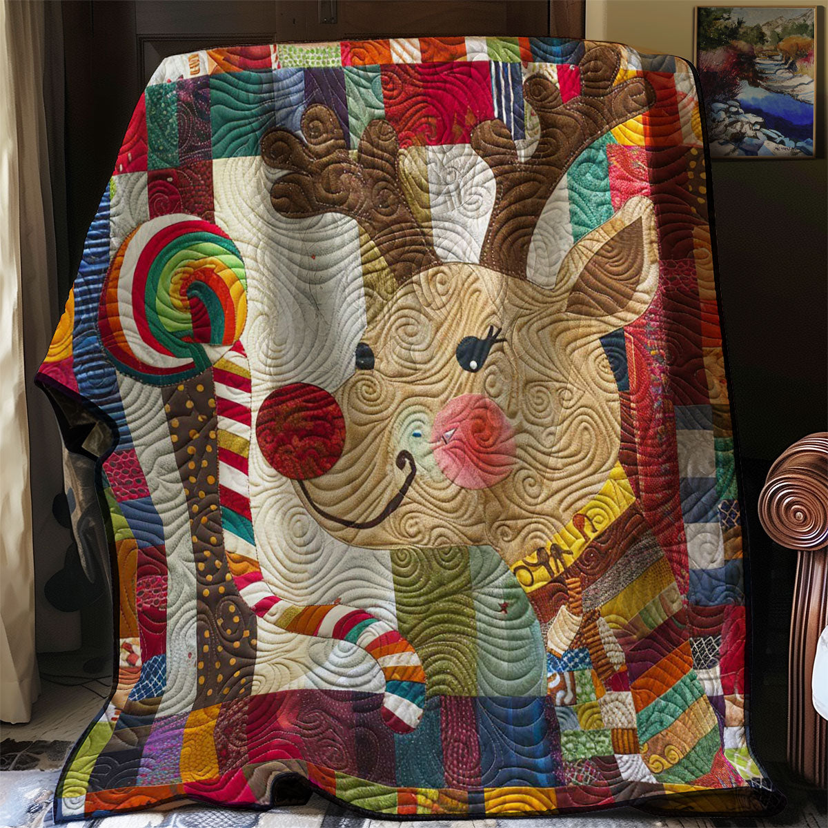 Candy Reindee WM2707001CL Quilt