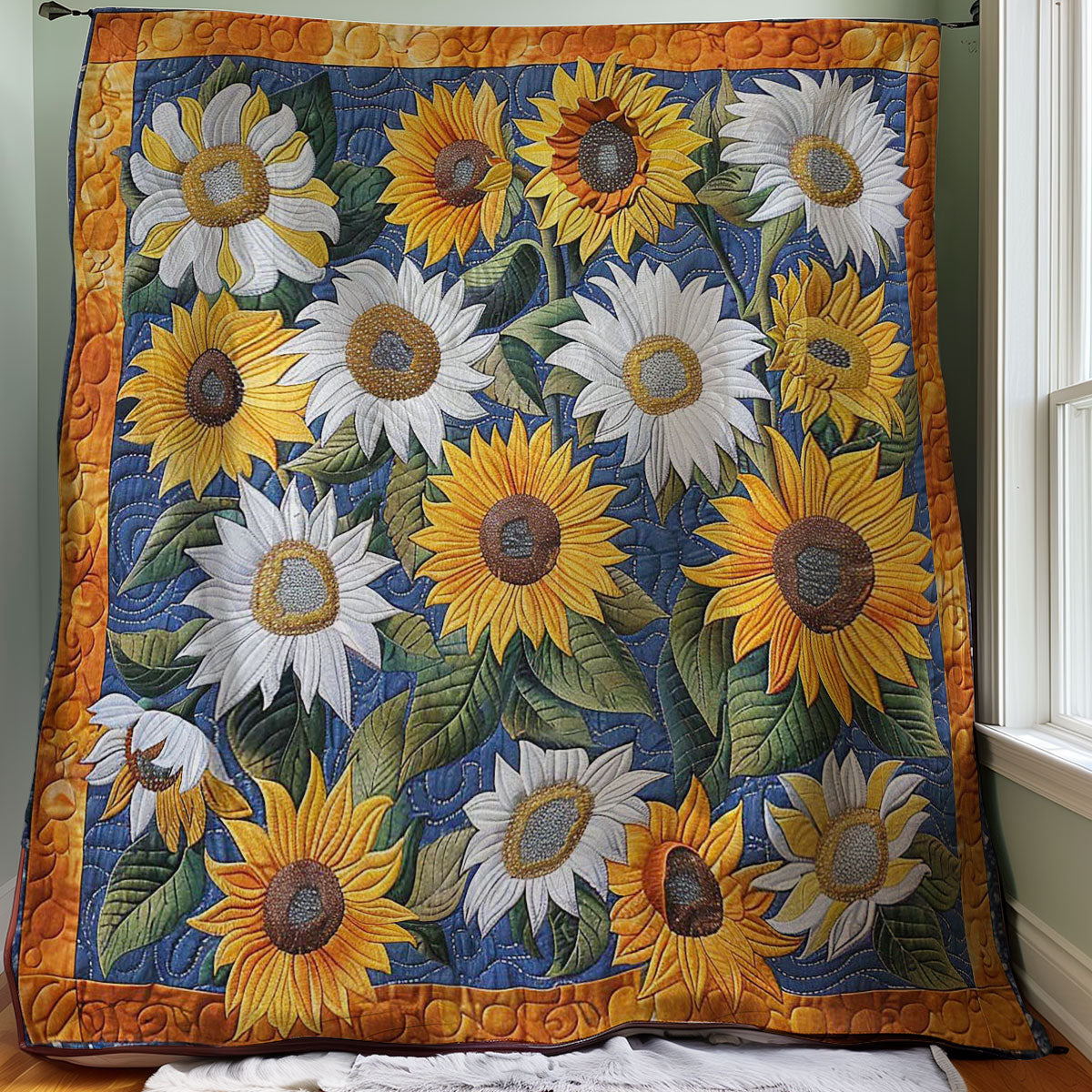 Child Sunflowers WM2507001CL Quilt