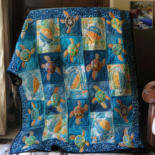 Deap Sea Turtles WM2607001CL Quilt