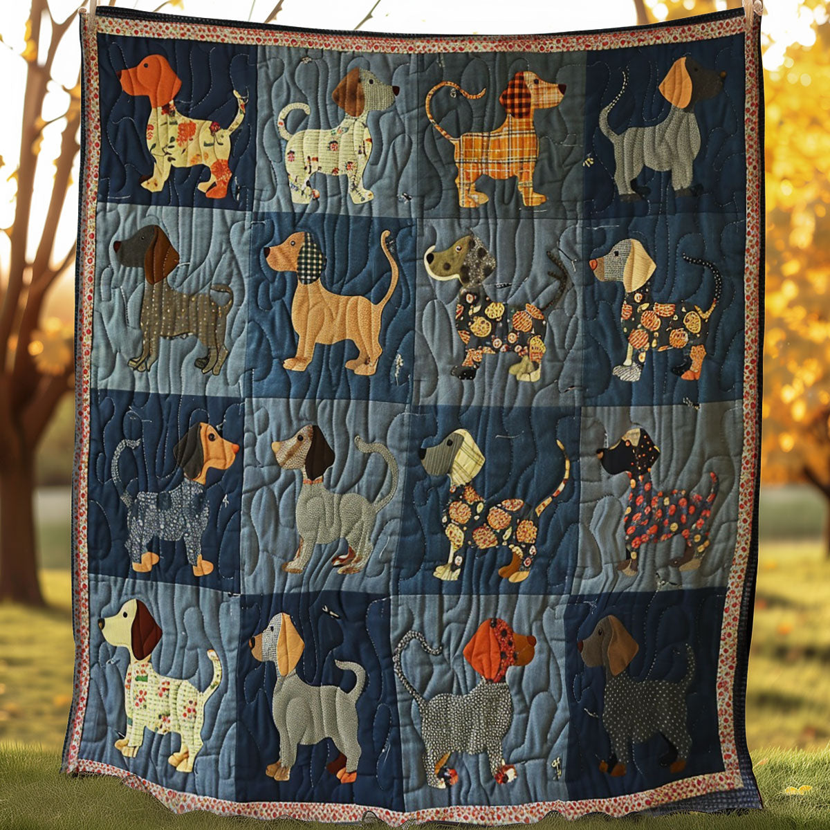 Dogs WM2407001CL Quilt