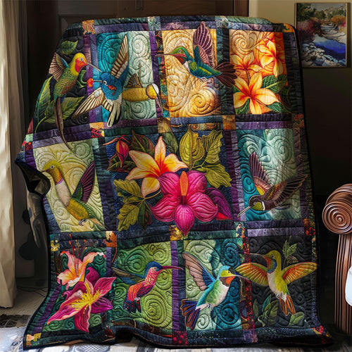 Hummingbirds Cartoon WM2707001CL Quilt