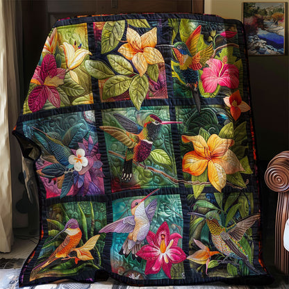 Hummingbirds Cartoon WM2707002CL Quilt