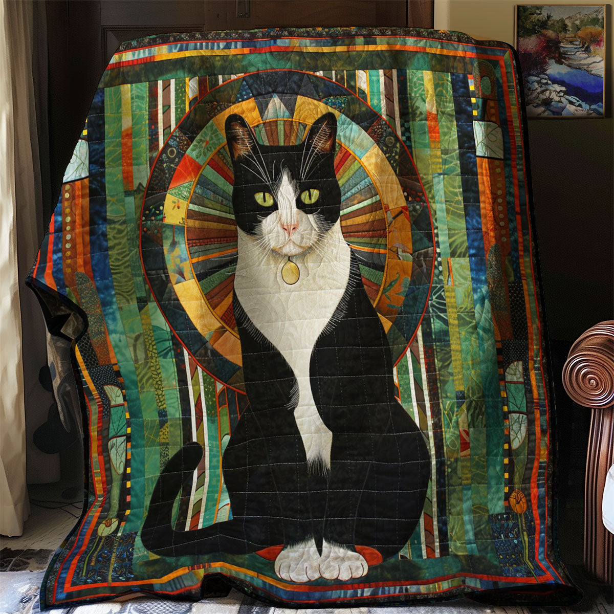 Indian Cat WM2607001CL Quilt