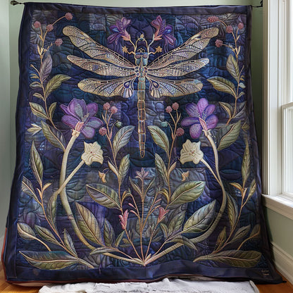 Purple Dragonfly WM2507001CL Quilt