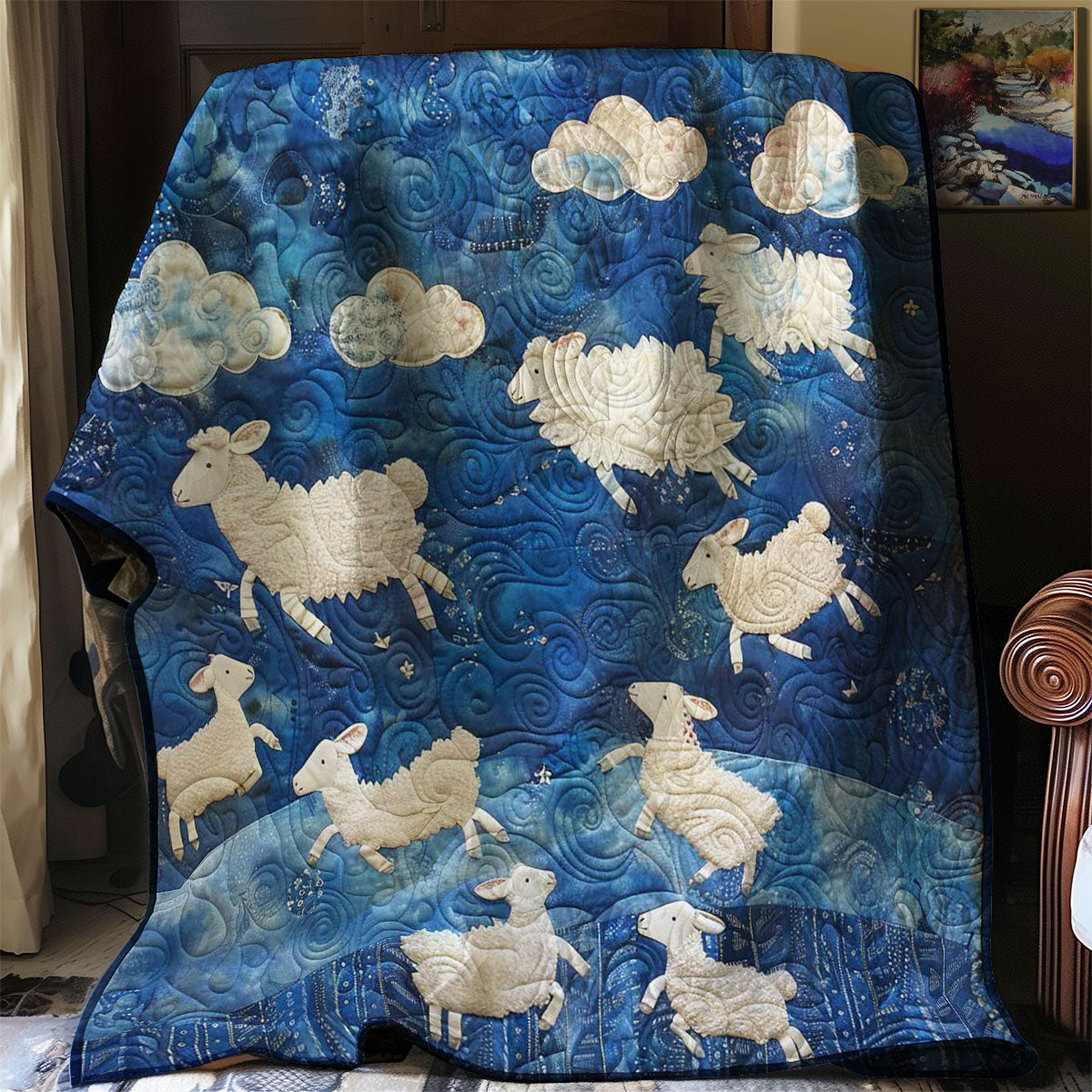 Swimming Sheeps WM2707001CL Quilt