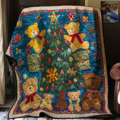 Teddy Bears Tree WM2707001CL Quilt