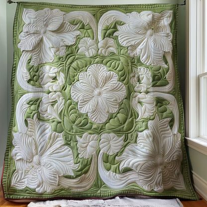 Traditional Flowers WM2507001CL Quilt