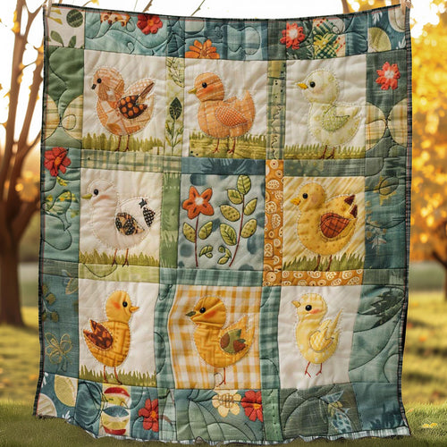 Cute Chicks Animal WP2907036CL Quilt