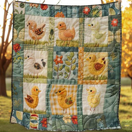 Cute Chicks Animal WP2907036CL Quilt