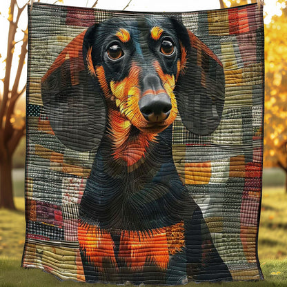 Dachshund Dog Portrait WP2907019CL Quilt