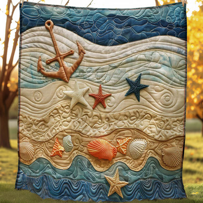 Anchor Seashore Beaches WP2907023CL Quilt