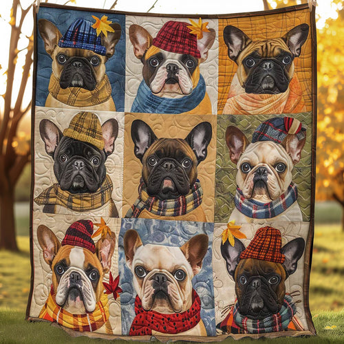 French Bulldog Collections WP2907016CL Quilt