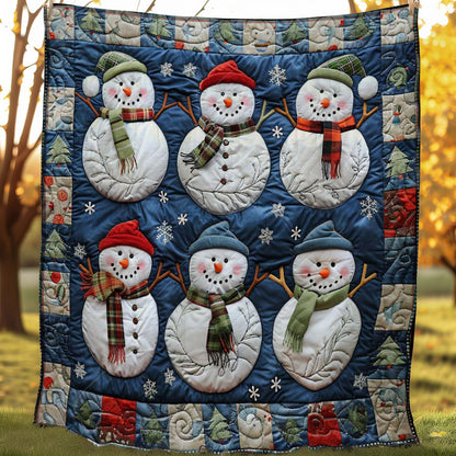 Funny Snowman Christmas WP2907038CL Quilt