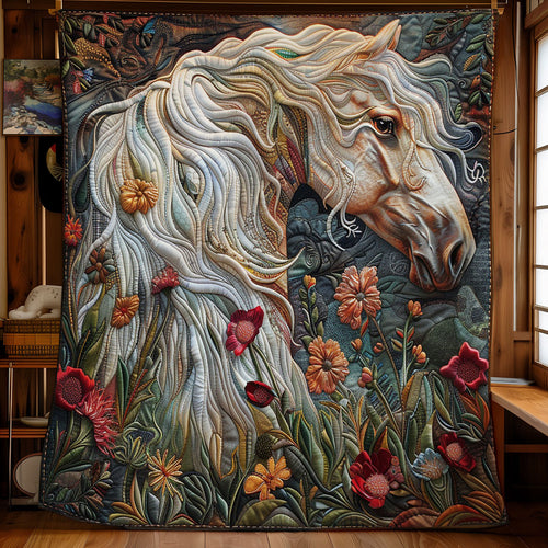 Artistic Flow Mane Horse WM3008020CL Quilt