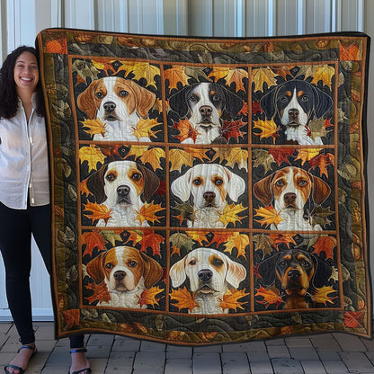 Autumn Beagle WN0808023CL Quilt