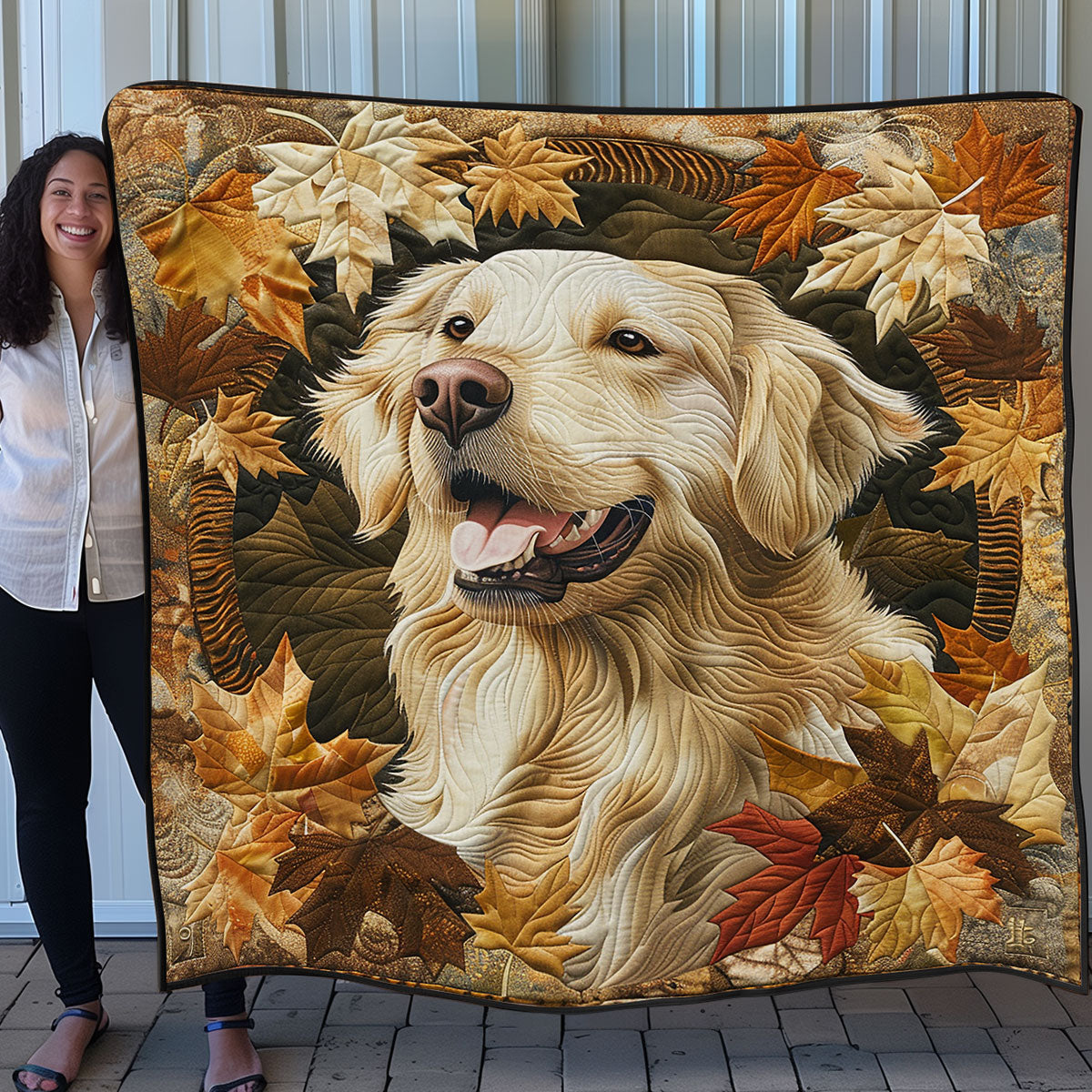 Autumn Labrador SR1408015CL Quilt