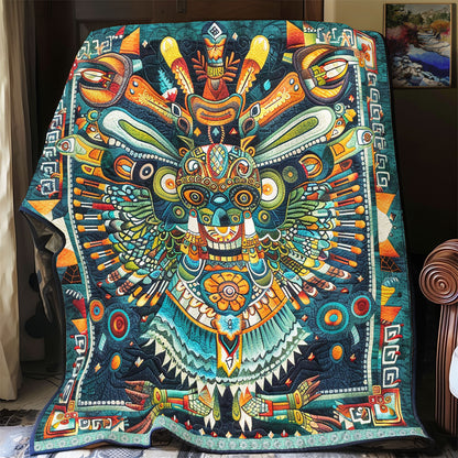Aztec Mystic Feathered Deity WN1709061CL Quilt