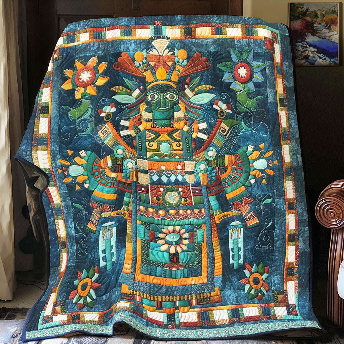 Aztec Mystic God WN1709062CL Quilt