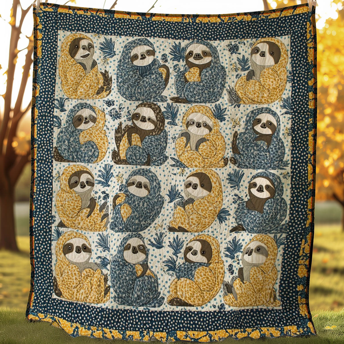 Baby Sloths WM3107001CL Quilt