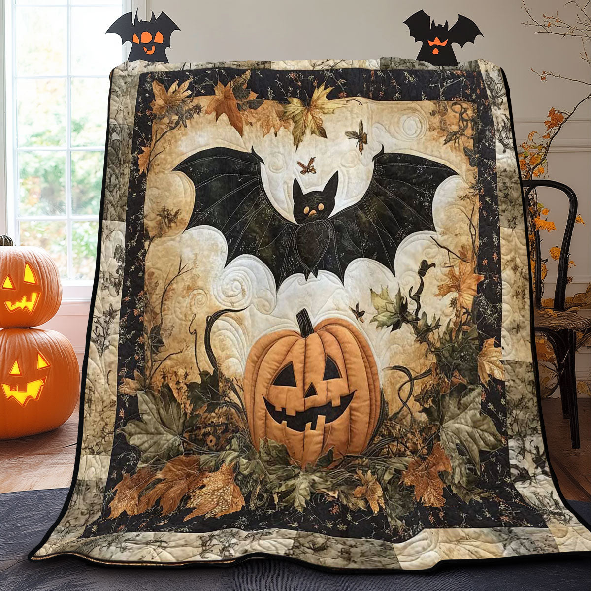 Bat's Halloween WN0308004CL Quilt