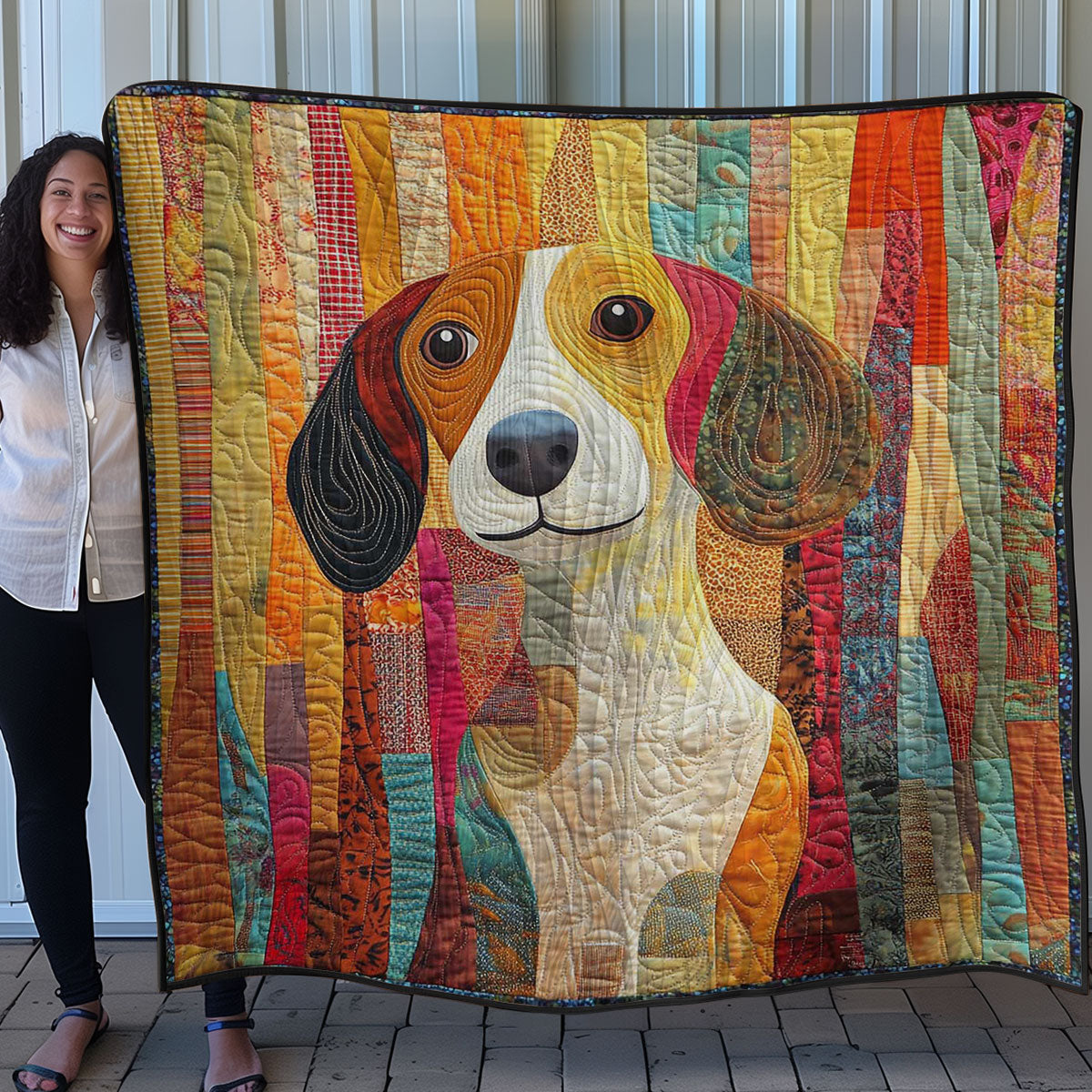 Beagle Cute WN0508038CL Quilt