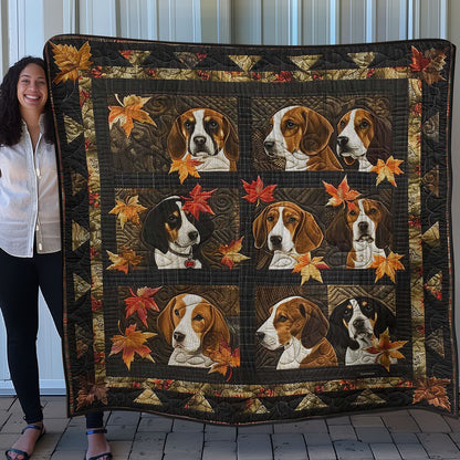 Beagle Family WN0808021CL Quilt