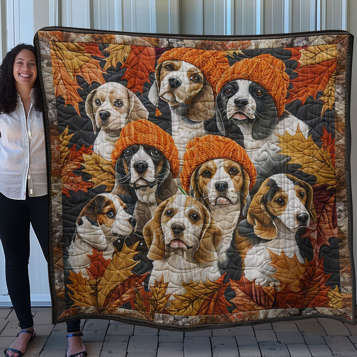 Beagle Friends WN0808020CL Quilt