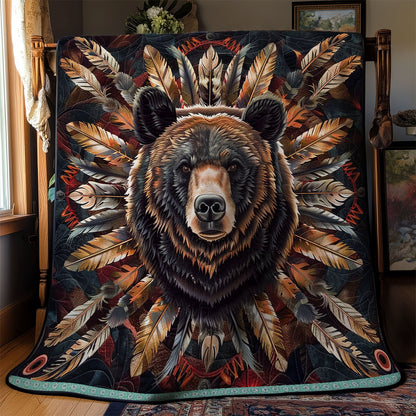 Bear Native American WN0909047CL Quilt