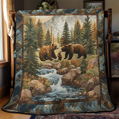 Bear Untamed Wilderness SR2208023CL Quilt
