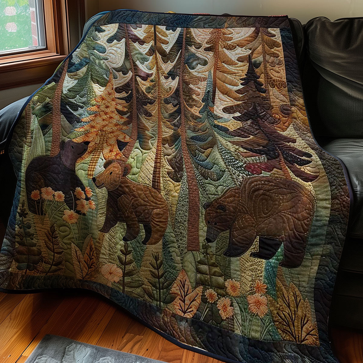 Bears Family WM2907001CL Quilt