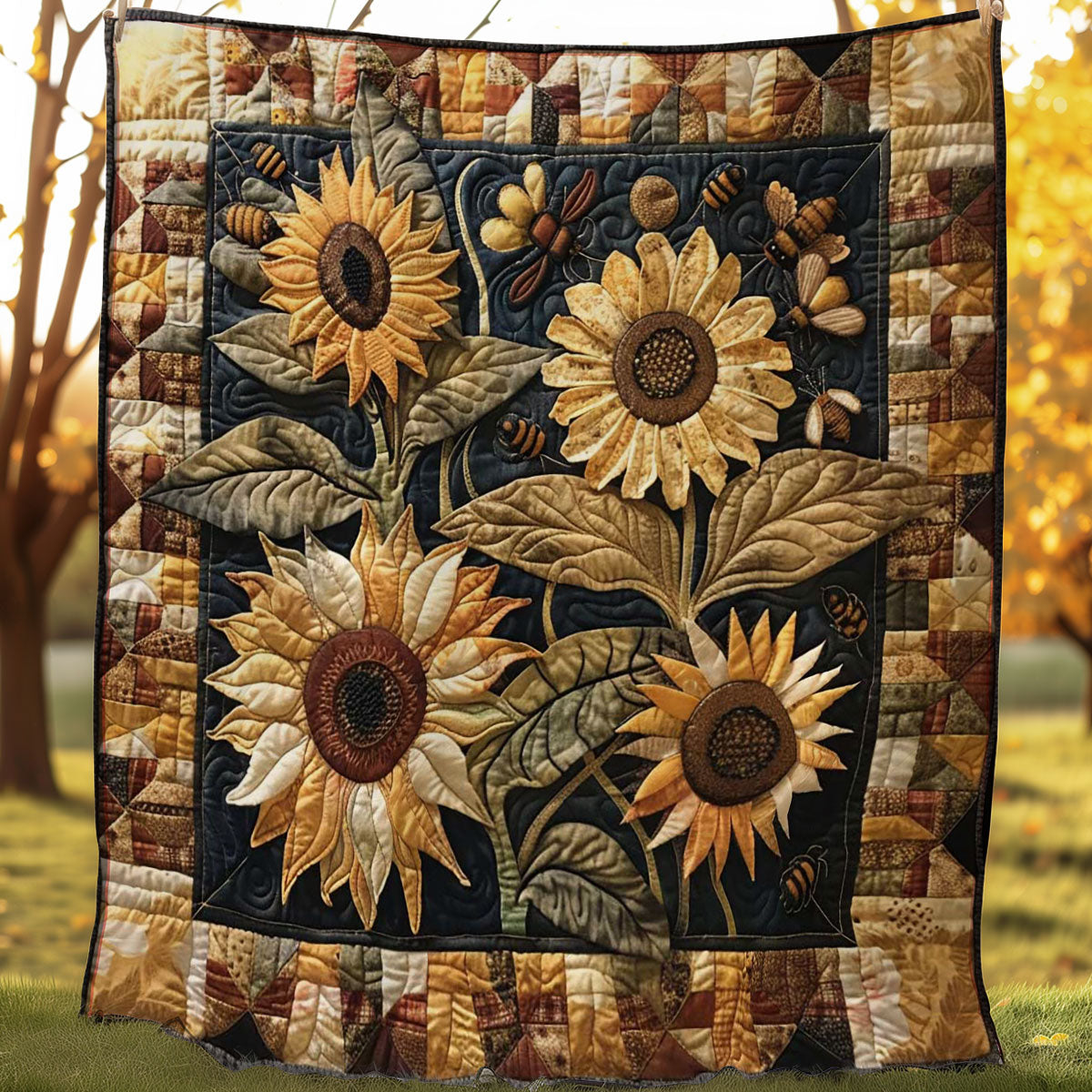 Bee Blossom Haven WN2108108CL Quilt