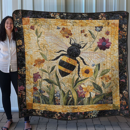 Bees And Flowers WN3107029CL Quilt