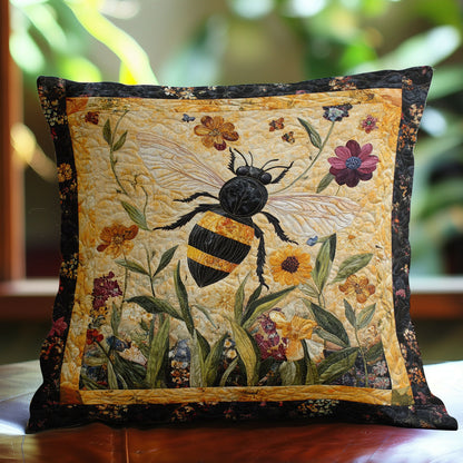 Bees And Flowers WN3107052CL Quilt Pillow Case