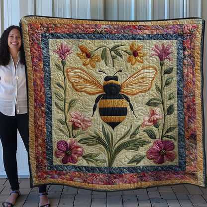 Bees and Blooms WN0208003CL Quilt