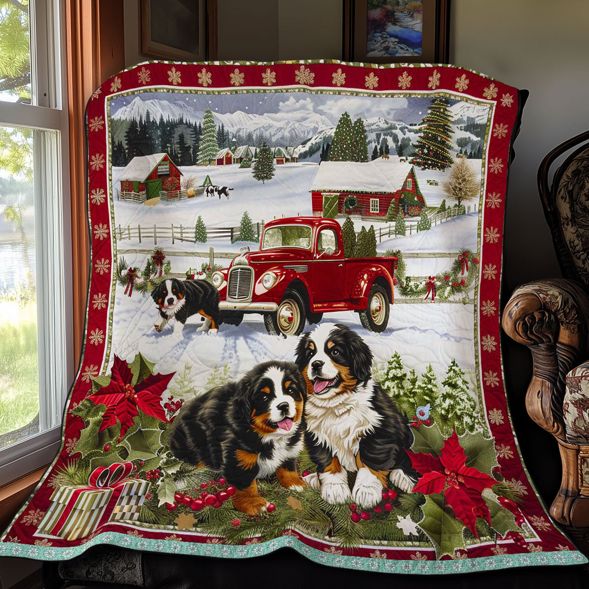 Bernese Mountain Magic WN3008026CL Quilt