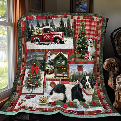 Bernese Mountain Winter Wonderland WN3008002CL Quilt