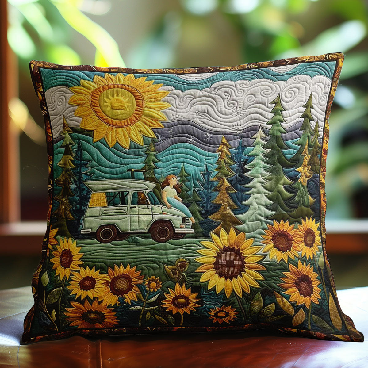 Blooming Camper WN1608050CL Quilt Pillow Case