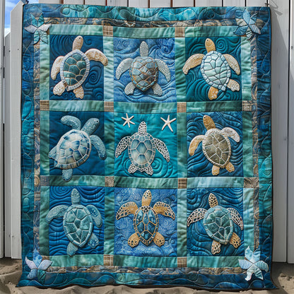 Blue Sea Turtles SR2208005CL Quilt