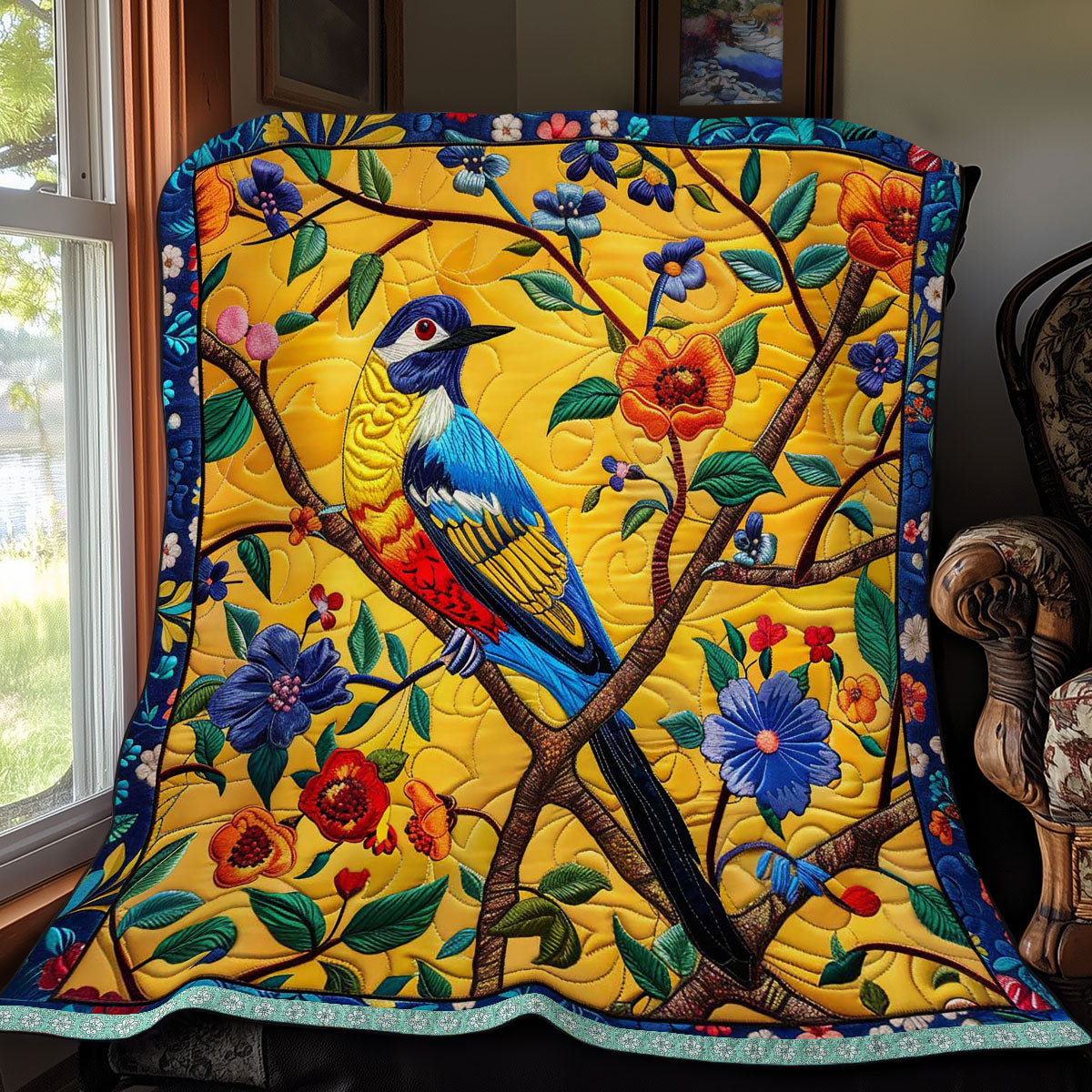 Bluebird Delight WN0509041CL Quilt