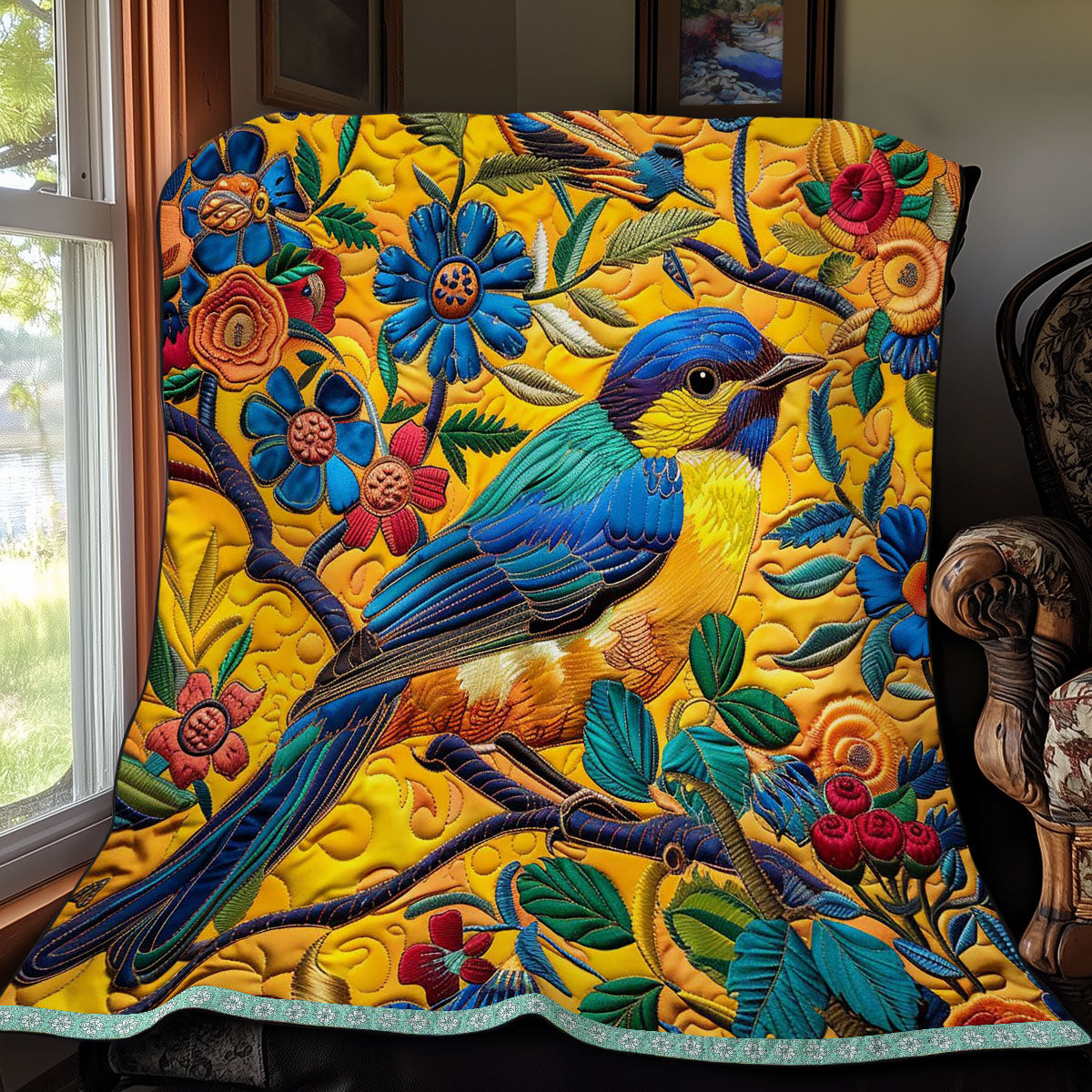 Bluebird Symphony WN0509045CL Quilt