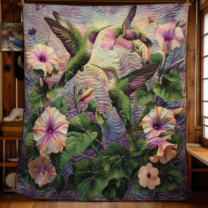 Blur Morning Hummingbird WM1908018CL Quilt