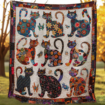 Brilliant Cats WN0908056CL Quilt