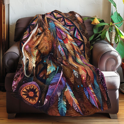 Brown Horse WM0808016CL Quilt