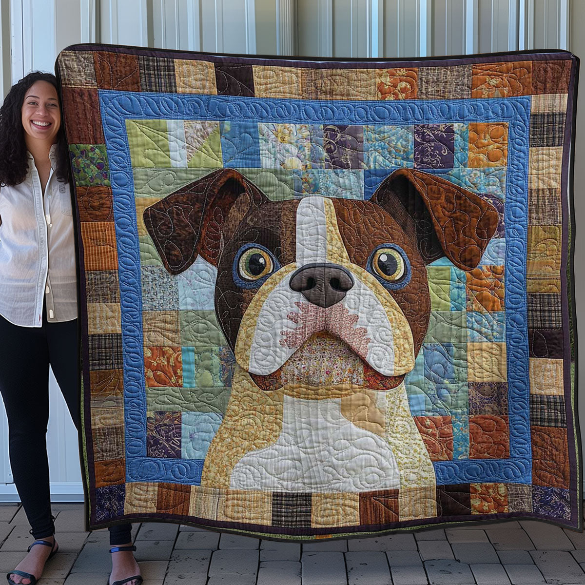 Bulldog Cozy WN0608012CL Quilt