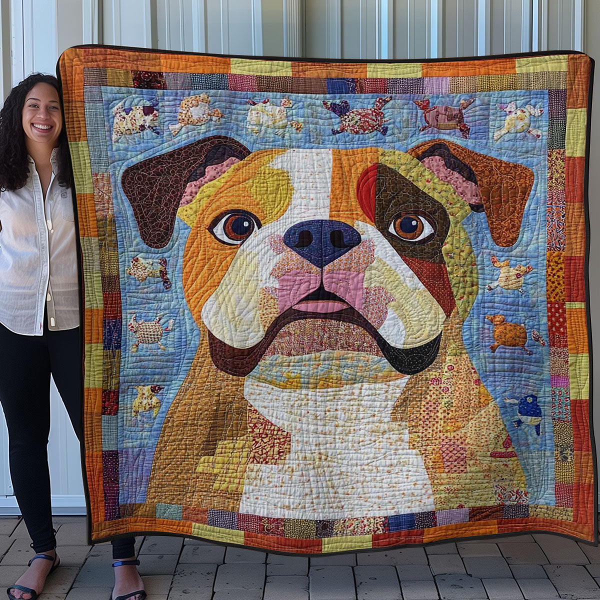 Bulldog Haven WN0608010CL Quilt