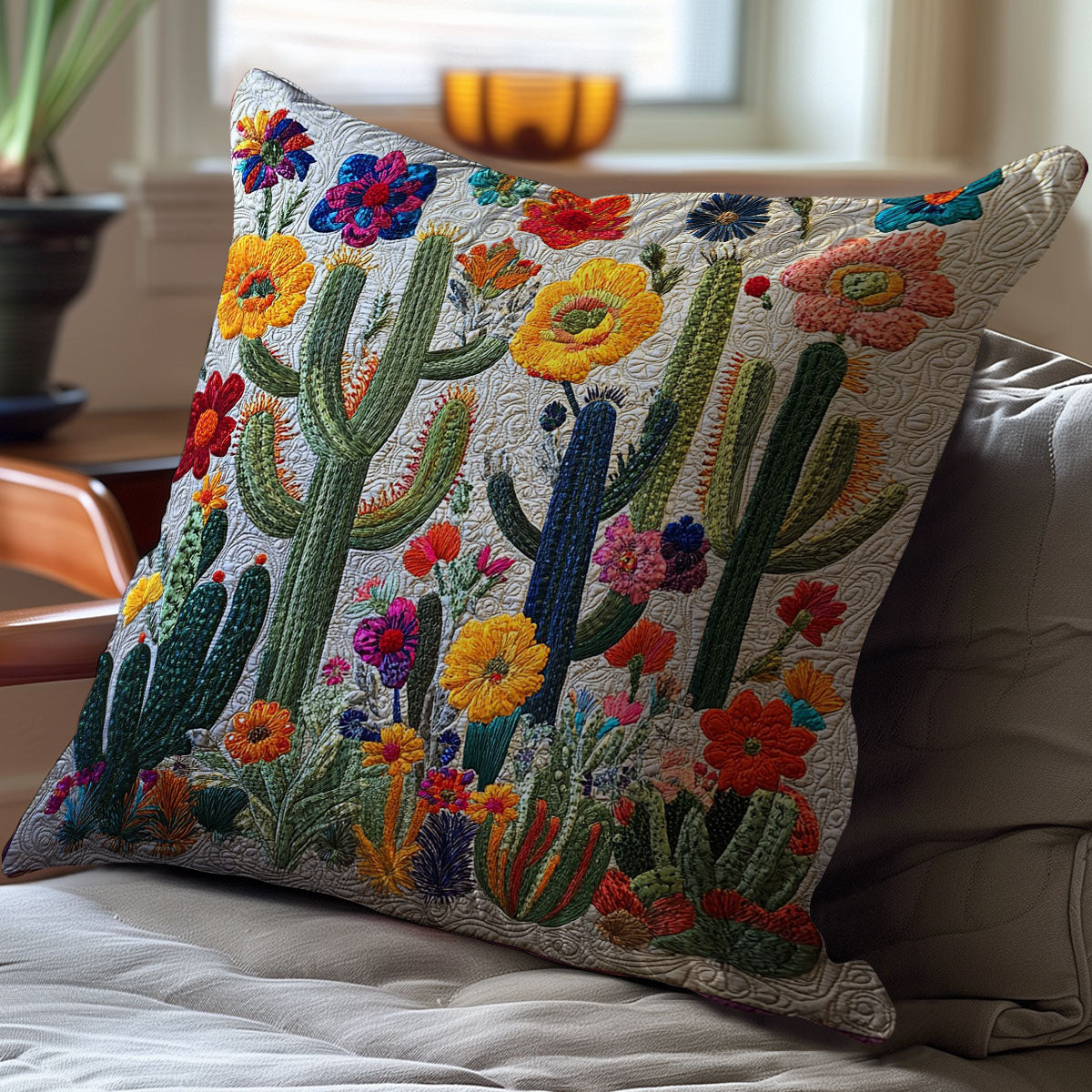 Cactus WM0308135CL Quilt Pillow Case