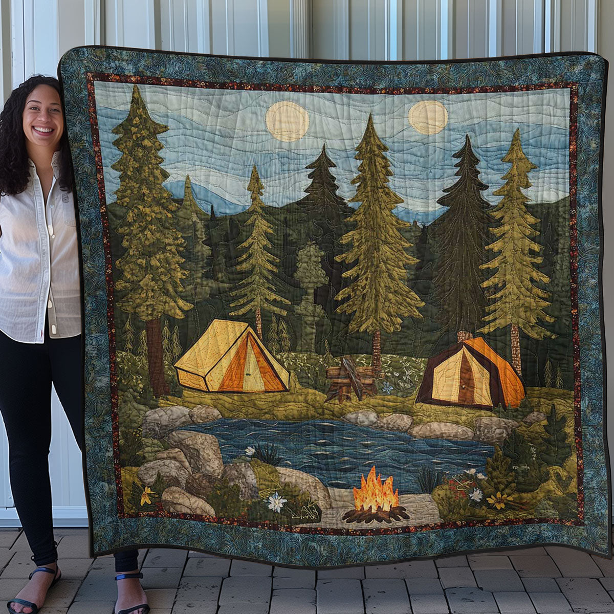 Campfire Cozy WN0208023CL Quilt